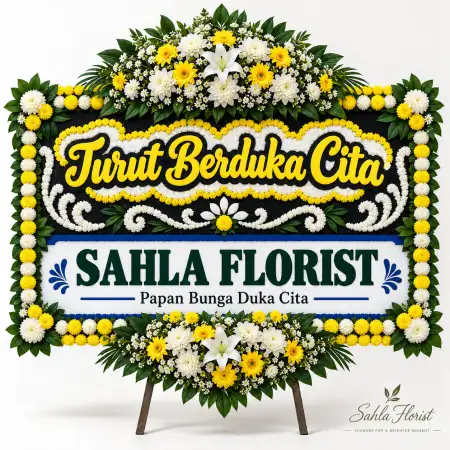 Papan Bunga Duka Cihampelas